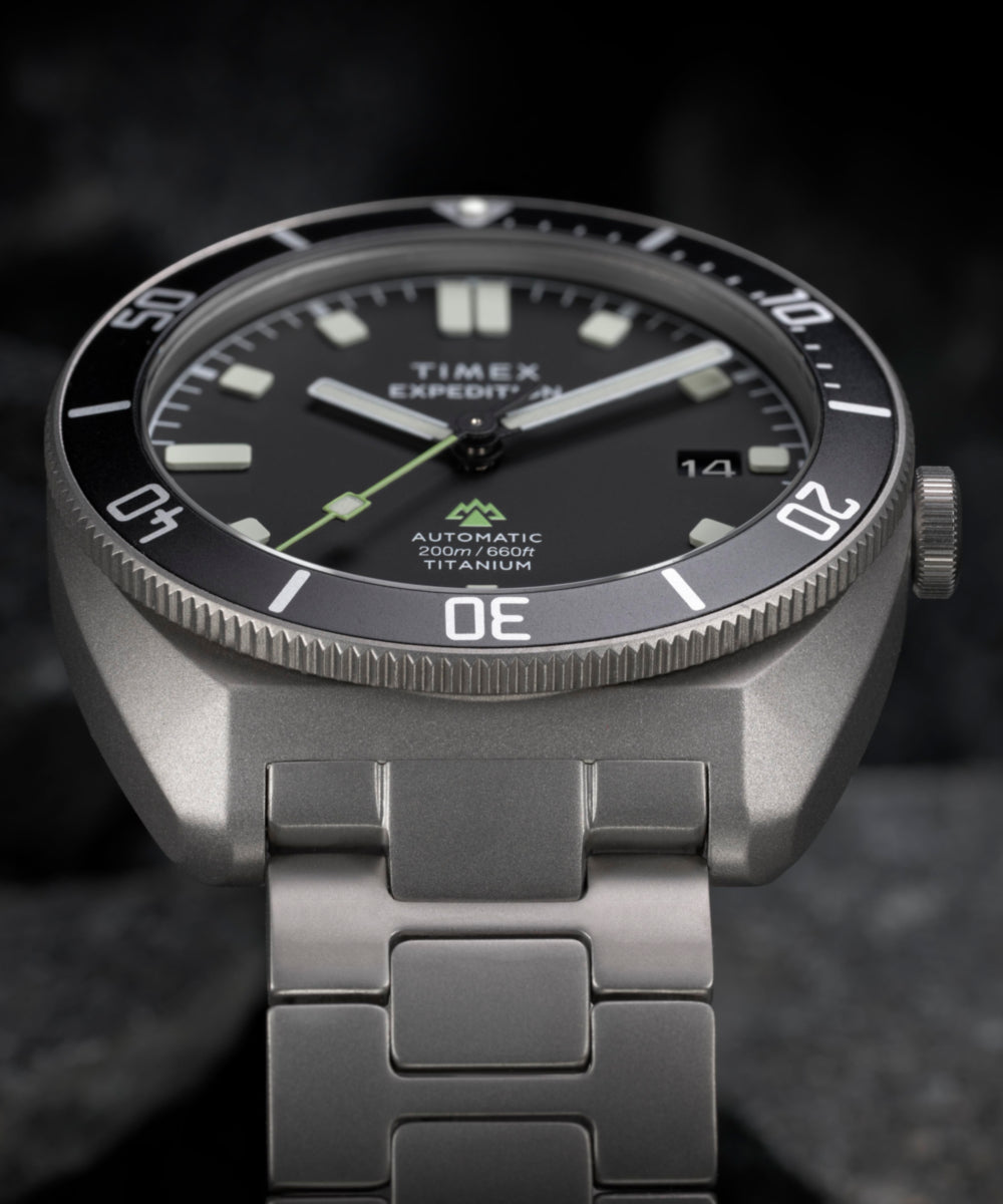 Expedition® Pioneer Titanium Automatic 41mm Bracelet Watch