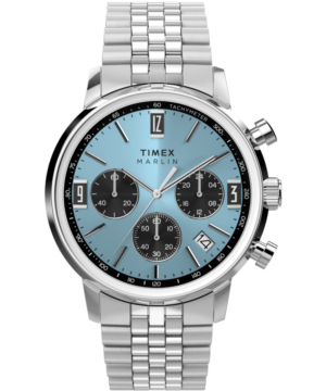 Marlin® Chronograph Tachymeter 40mm Stainless Steel Bracelet Watch