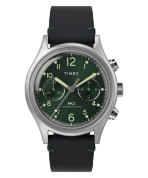 MK1® Chronograph 40mm Leather Strap Watch