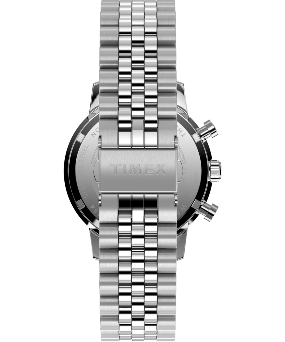 Marlin® Quartz Chrono 40mm Stainless Steel Bracelet Watch
