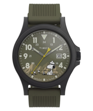 Peanuts® x Timex Expedition® Acadia 40mm Silicone Strap Watch
