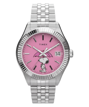 Peanuts® x Timex Legacy Snoopy Umbrella Stainless Steel Bracelet Watch