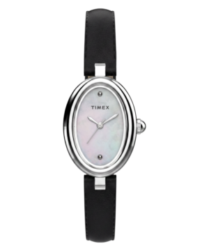Cavatina® Luxe 22mm Leather Strap Watch