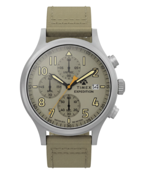 Expedition® Sierra Chronograph 43mm Fabric Strap Watch