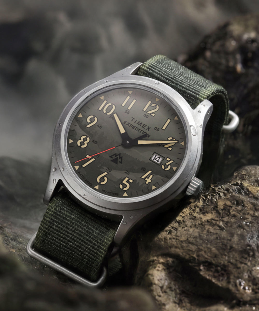 Expedition® Sierra 40mm Fabric Strap Watch