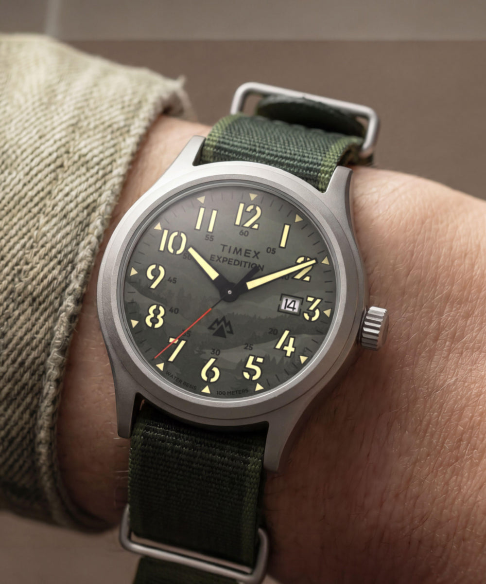 Expedition® Sierra 40mm Fabric Strap Watch