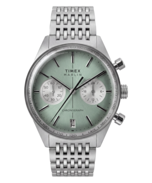 Marlin® Jet Chronograph 40mm Stainless Steel Bracelet Watch