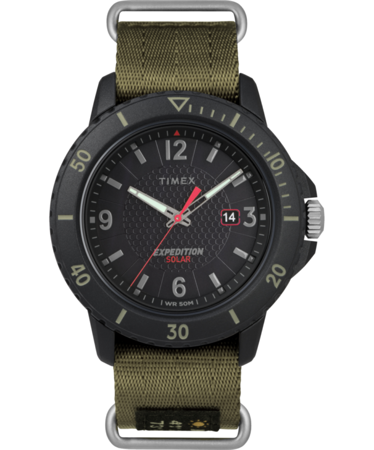 Expedition Gallatin Solar 44mm Fabric Strap Watch