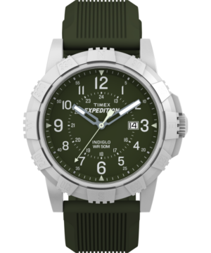 Expedition Ridge 43mm Silicone Strap Watch