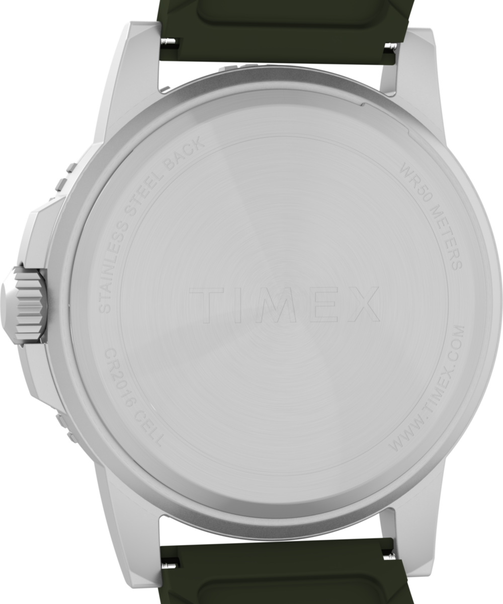 Expedition Ridge 43mm Silicone Strap Watch