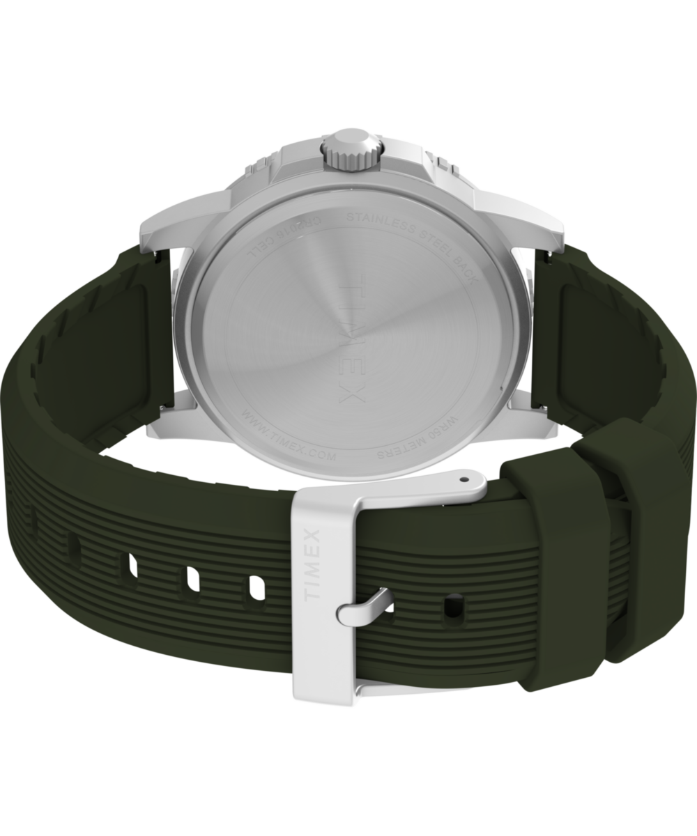 Expedition Ridge 43mm Silicone Strap Watch