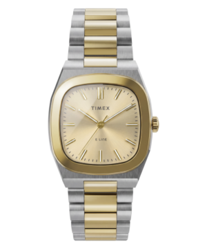 Timex® Quartz E Line 30mm Stainless Steel Bracelet Watch