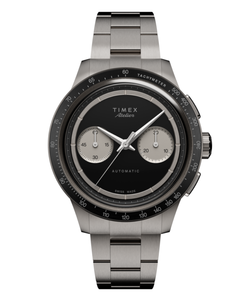 Timex Atelier Chronograph Automatic M1a Ti 42mm Swiss Made Titanium Bracelet