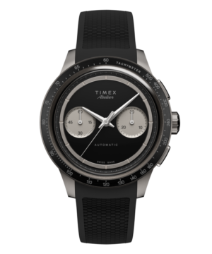 Timex Atelier Chronograph Automatic M1a Ti 42mm Swiss Made NBR Synthetic Rubber Strap