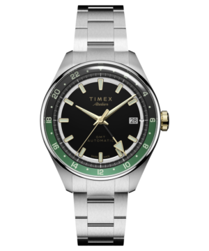 Timex Atelier GMT Première M1a 38mm Swiss Made Automatic Stainless Steel Bracelet